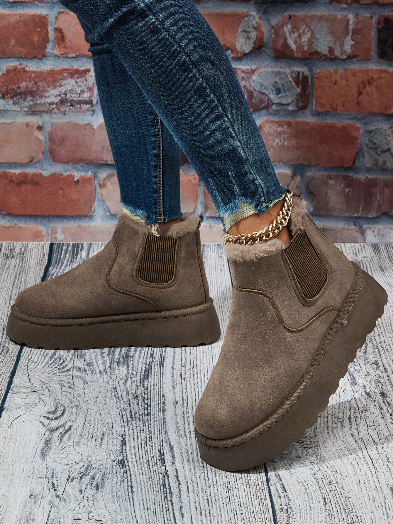 Women's Ankle Boots And Short Boots, Plus Velvet, Antislip, Warm