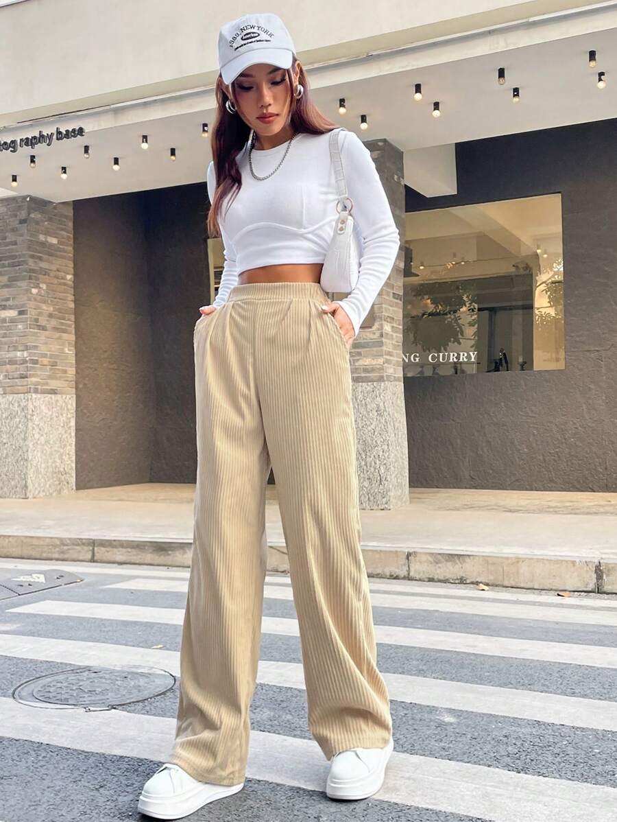 UOPJDD Überknee Socken Damen 2 Paar - Elastische Strümpfe Retro Style