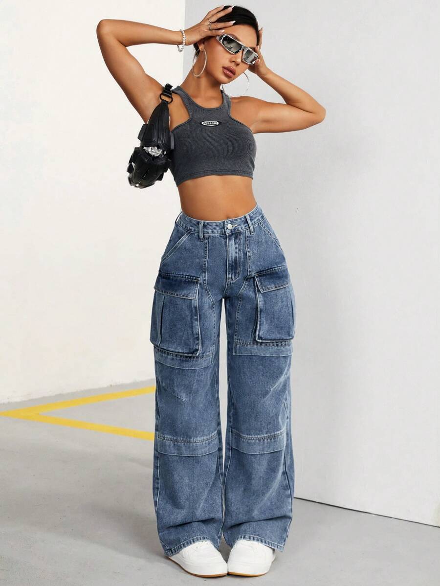 pantalones shein vaqueros