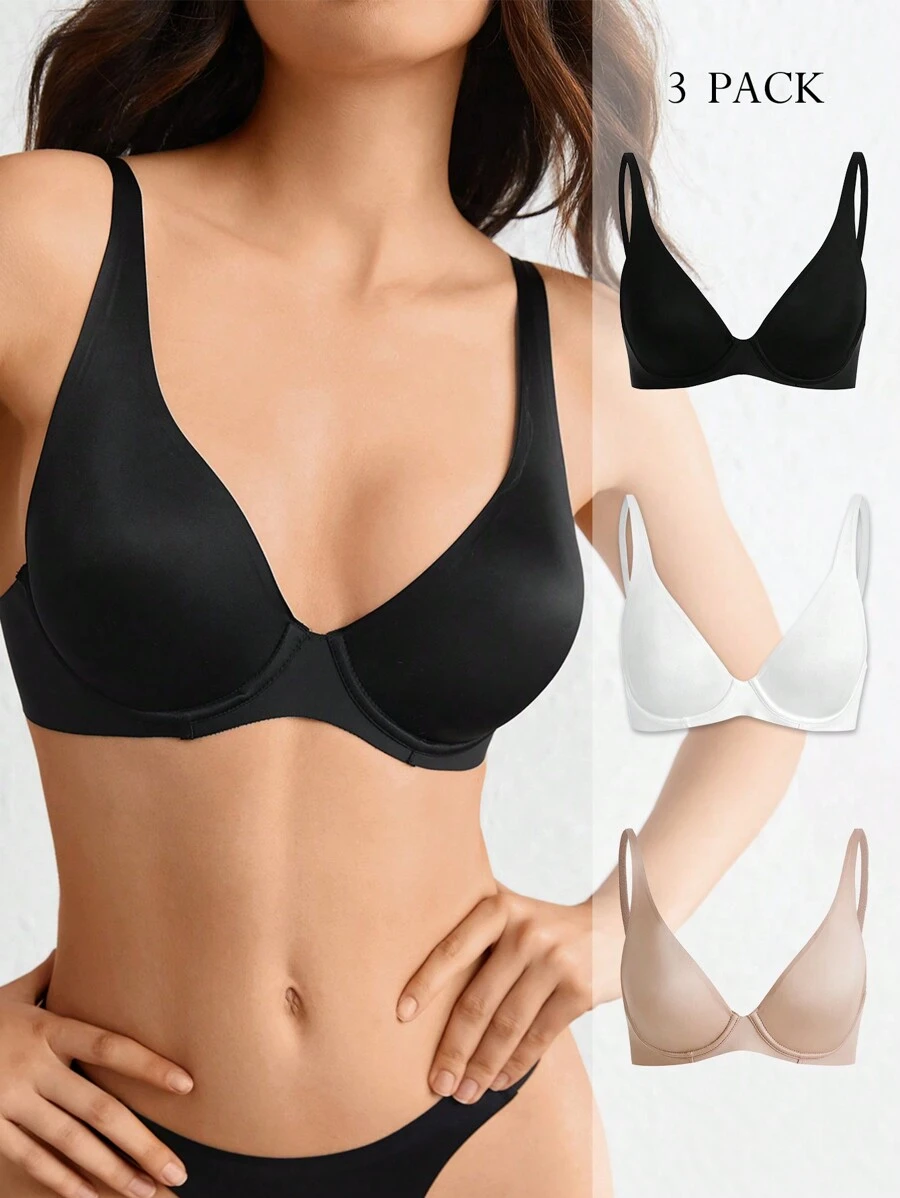 Ocili Ocili Sujetador Cómodo De Color Sólido Para Mujer