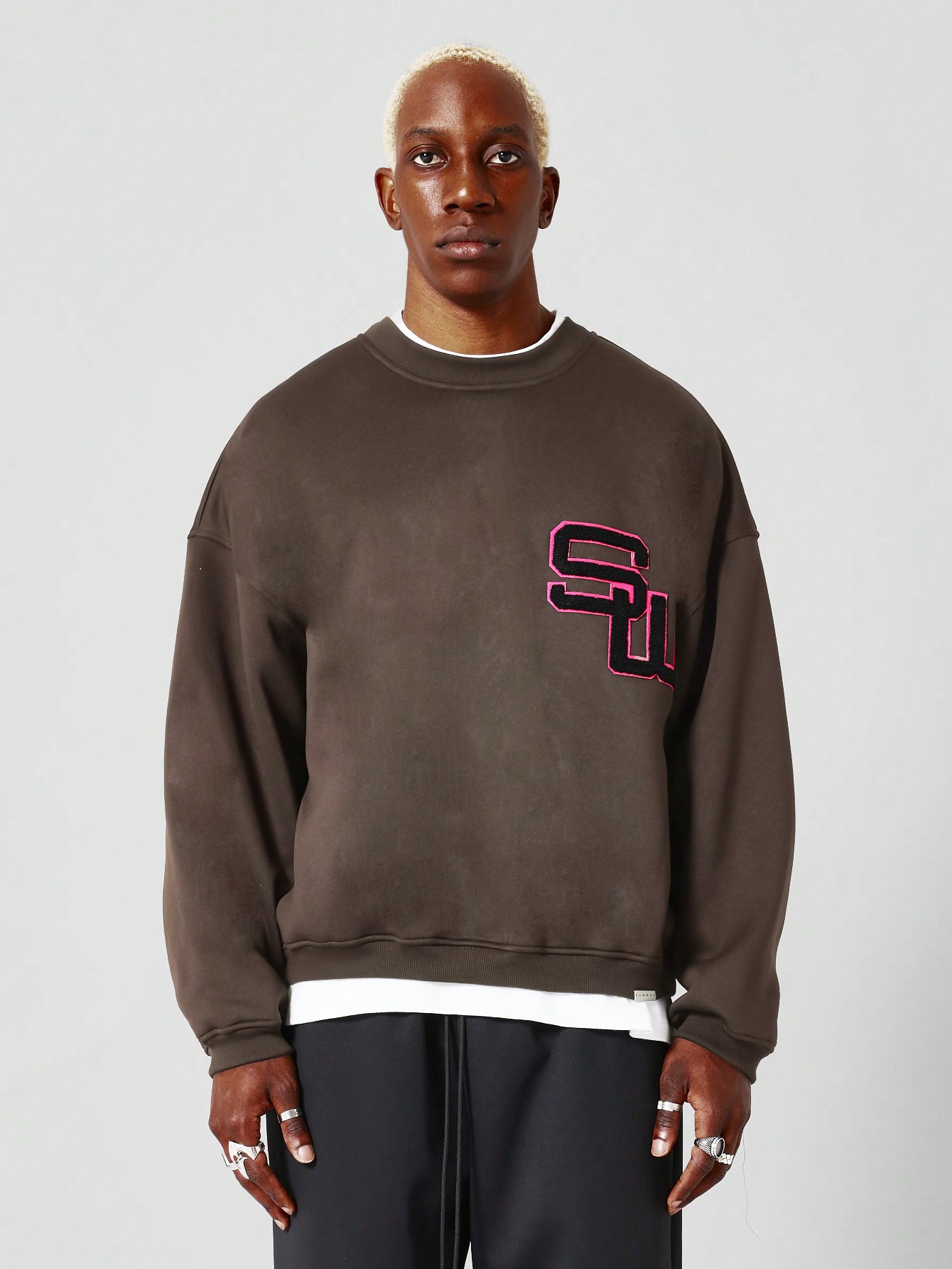 Oversized Graphic Print Urban Streetwear Sweatshirt｜Sumwon