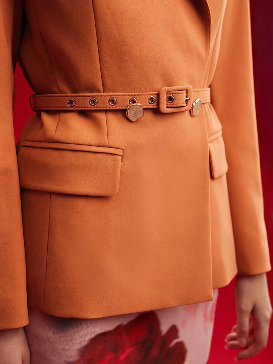 MOTF PREMIUM Vrouwen Puntig Kraag Blazers Jassen