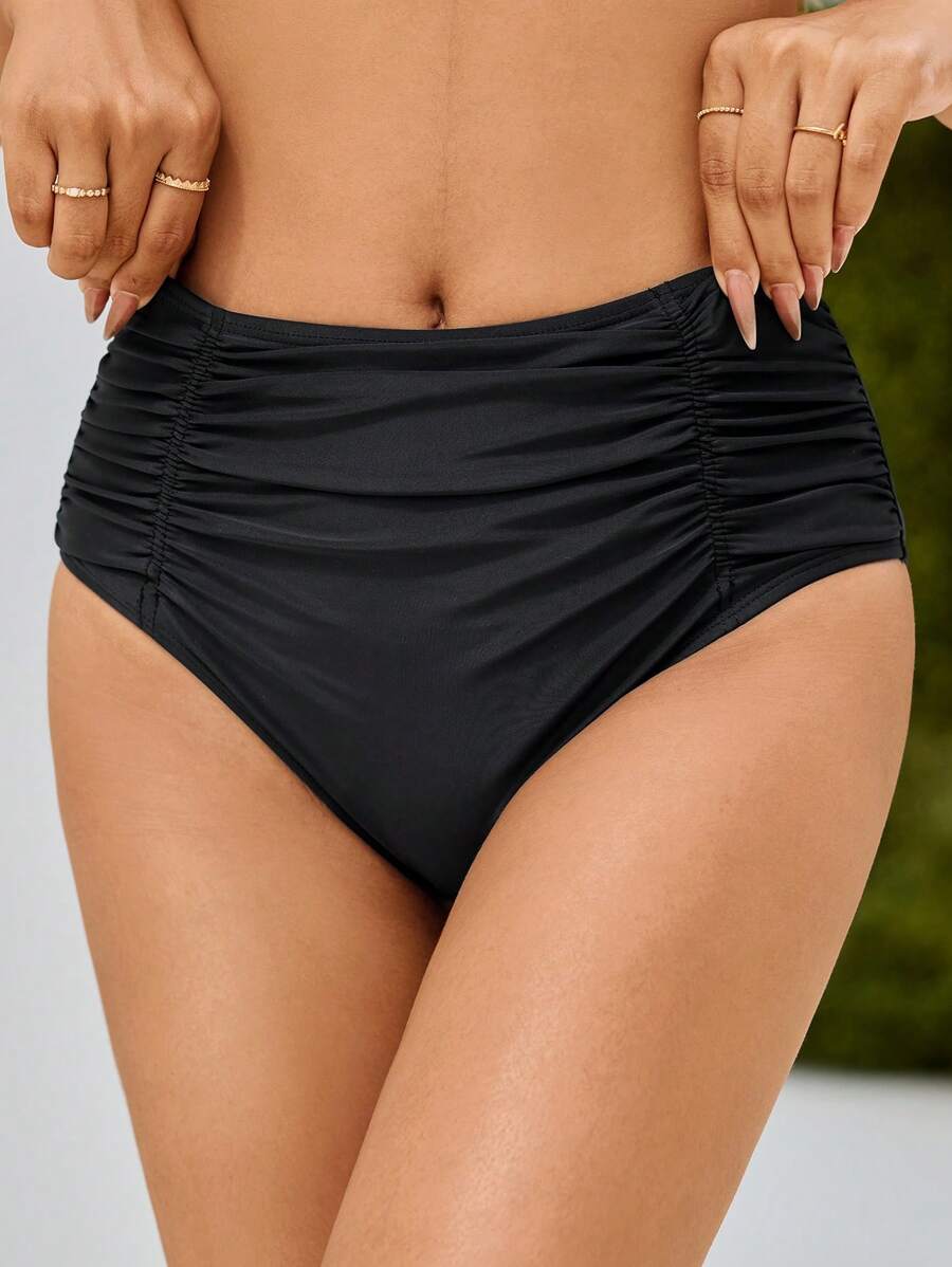 Swim SXY Summer Beach Women's Ruched Swim Bottom Wedding
