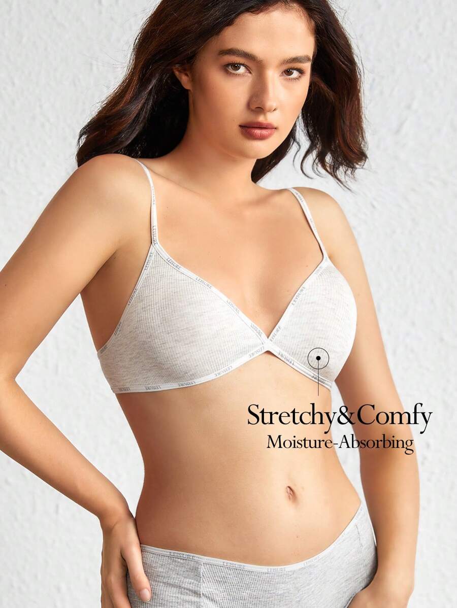 Ocili Ocili Buchstaben Gedruckte Spitze Gesäumt Bh Dessous
