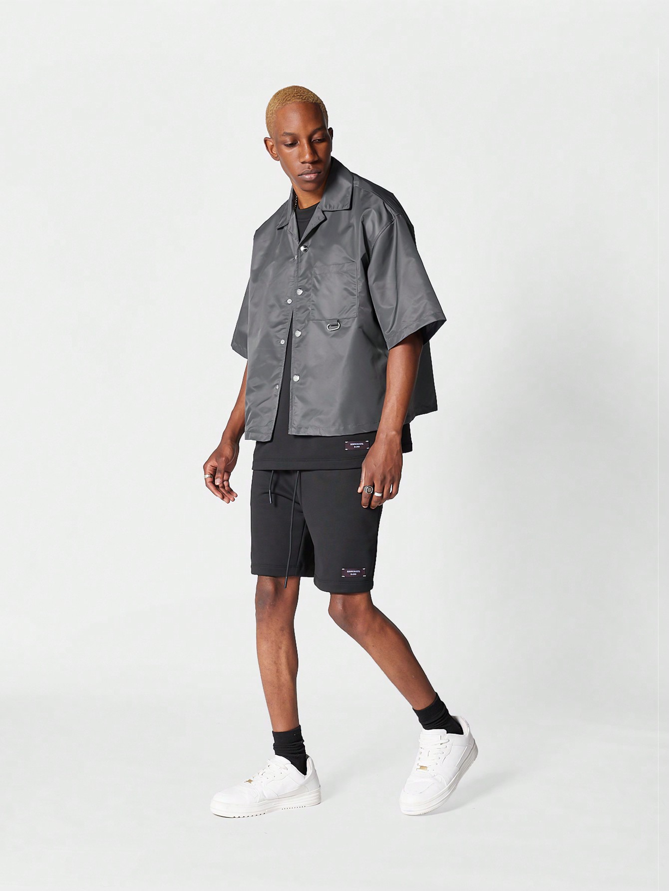 Boxy Fit Nylon Shirt｜Sumwon