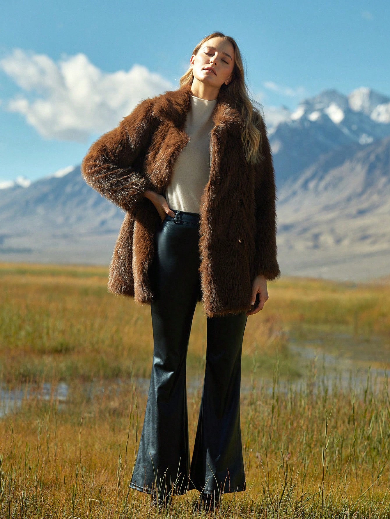 FAUX FUR JACKET｜Motf