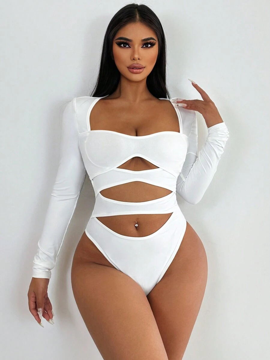 Zolique Body Évidé De Couleur Unie
