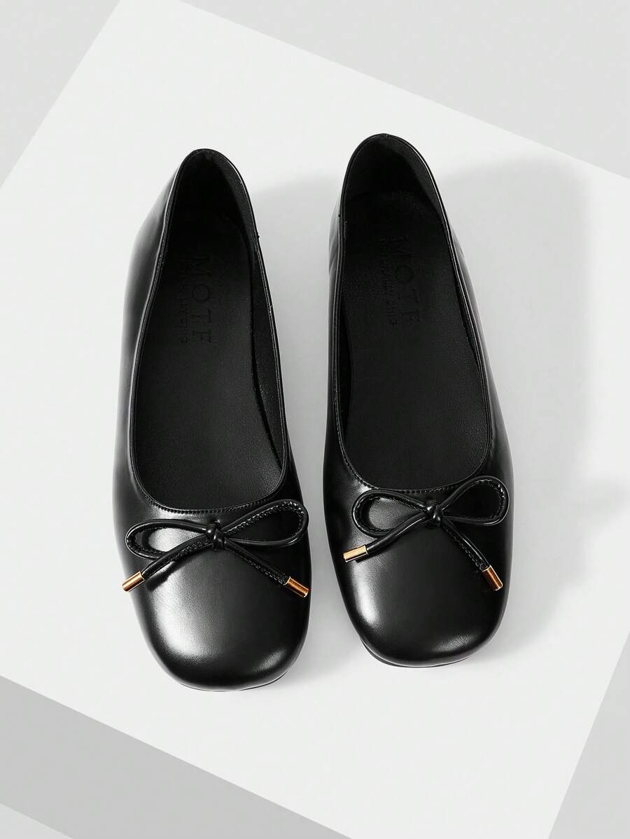 MOTF PREMIUM BOWKNOT DECOR WOMEN'S FASHION FLAT SHOES VACATION SHOES SUMMER