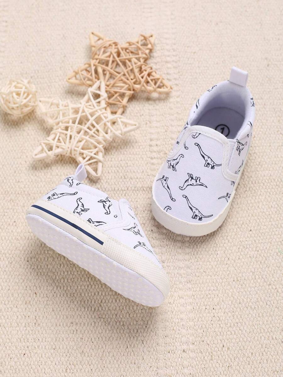 Spring & Autumn Style Anti-Slip Soft Sole Walking Shoes With Hook And Loop Buckle For 0-1 Year Old Infant