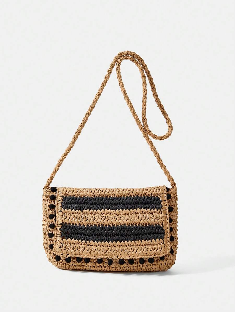 SHEIN MOD Damski Modny Kolorowe bloki Torba typu Crossbody