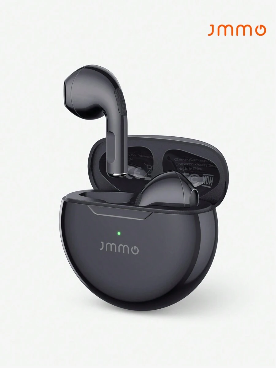 JMMO Wireless Earbuds With Premium Sound, 5.3 Auto Pairing Ear Buds With Long Playtime Light Weight Waterproof Wireless Headphones For IOS And Android , Suitable For Sports Workout, Father Dad Gift