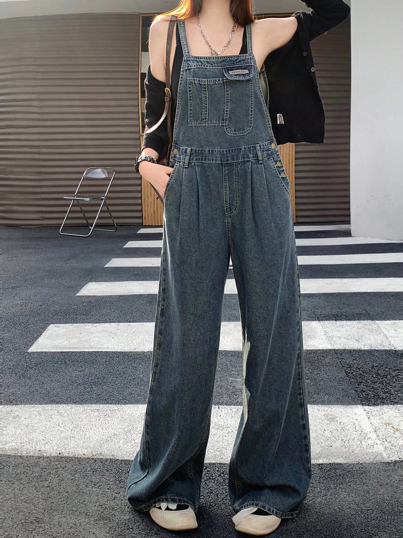 Women'S Casual Denim Overalls｜DAZY