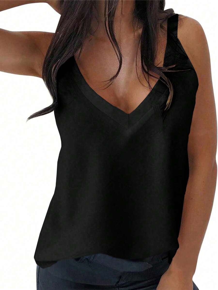 INAWLY Women'S Solid Color Camisole Tank Top