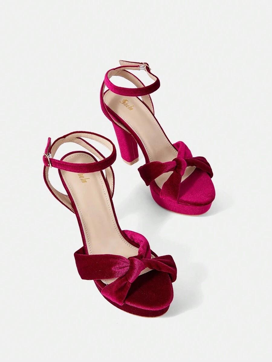 CUCCOO CHICEST Fashionable Women'S Christmas Platform High-Heeled Sandals