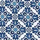 Azul y blanco