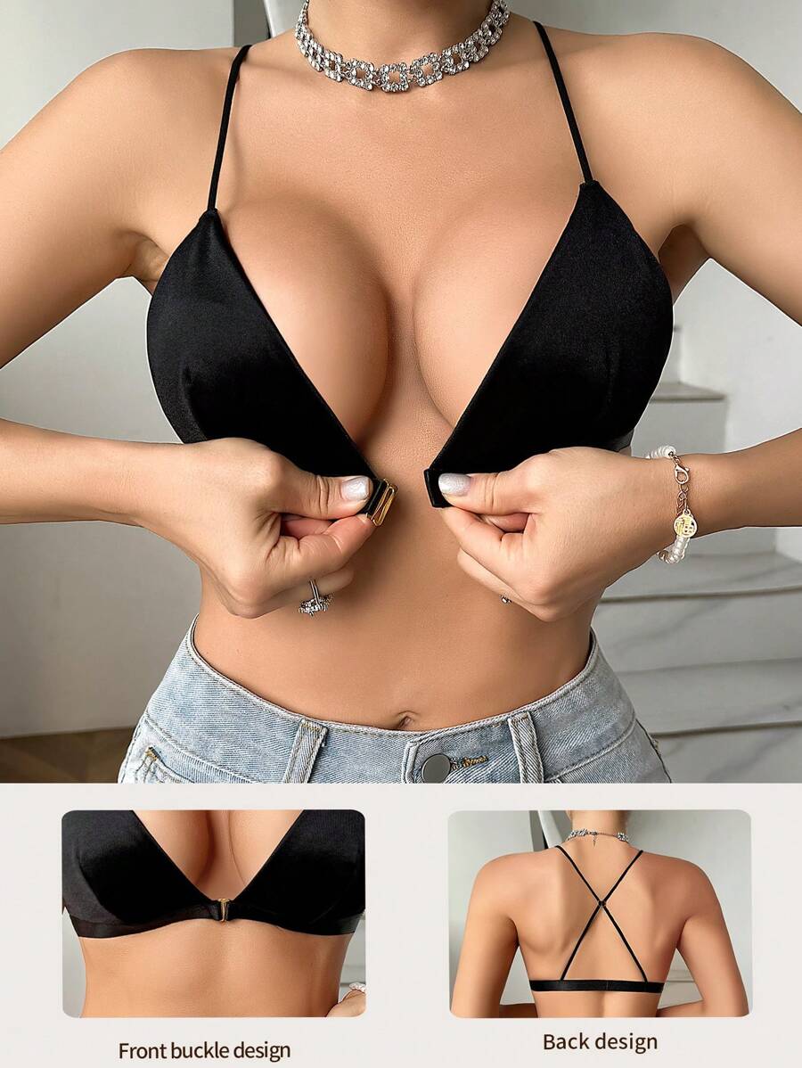 Music Festival With Front Closure And Comfortable Cross-Back Design