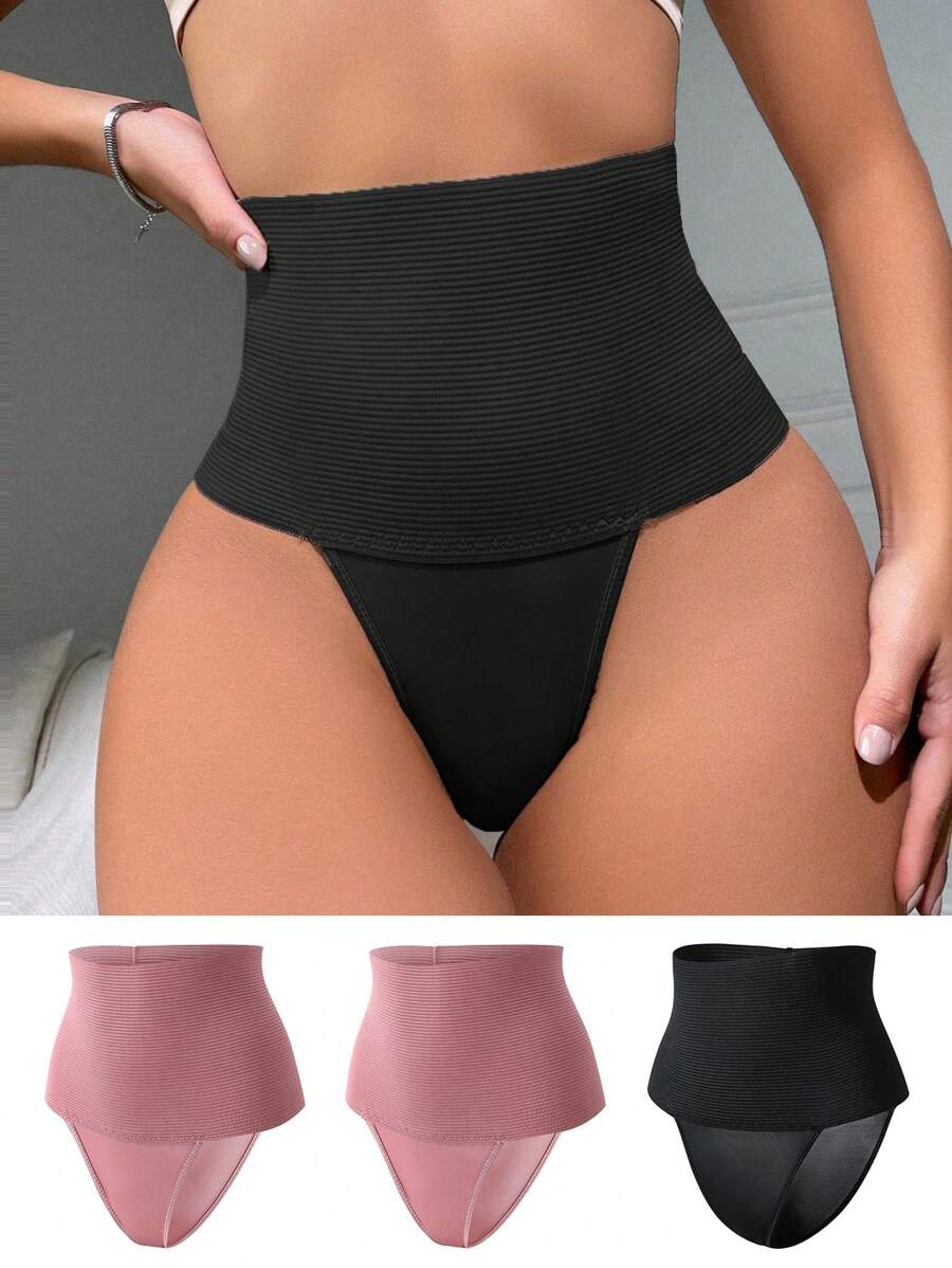 3 st./set Vrouwen Hoge taille Shapewear In Stevige Kleuring