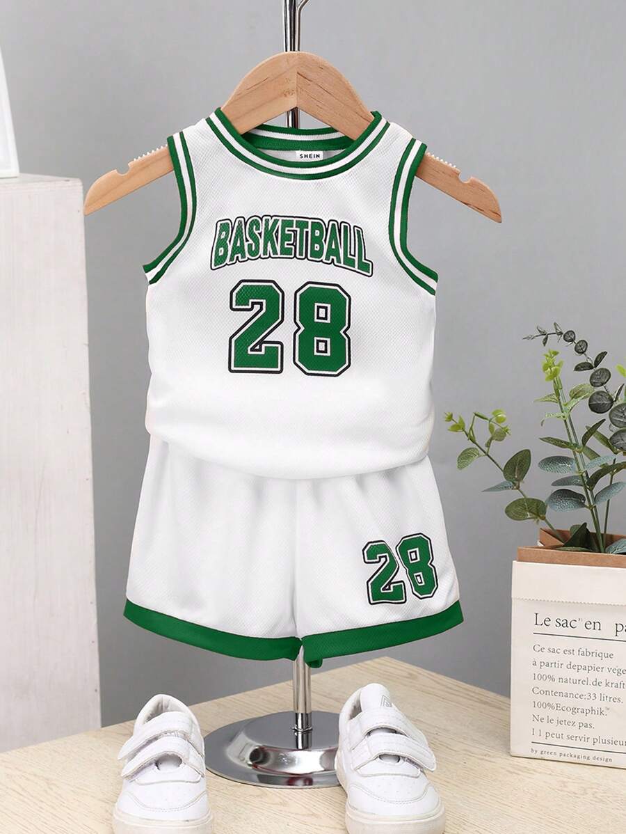 Baby Boys' Casual Basketball Sports Suit