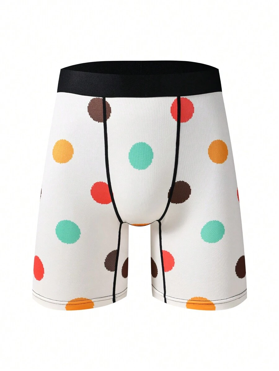 Boxer Para Hombres Con Lunares Coloridos