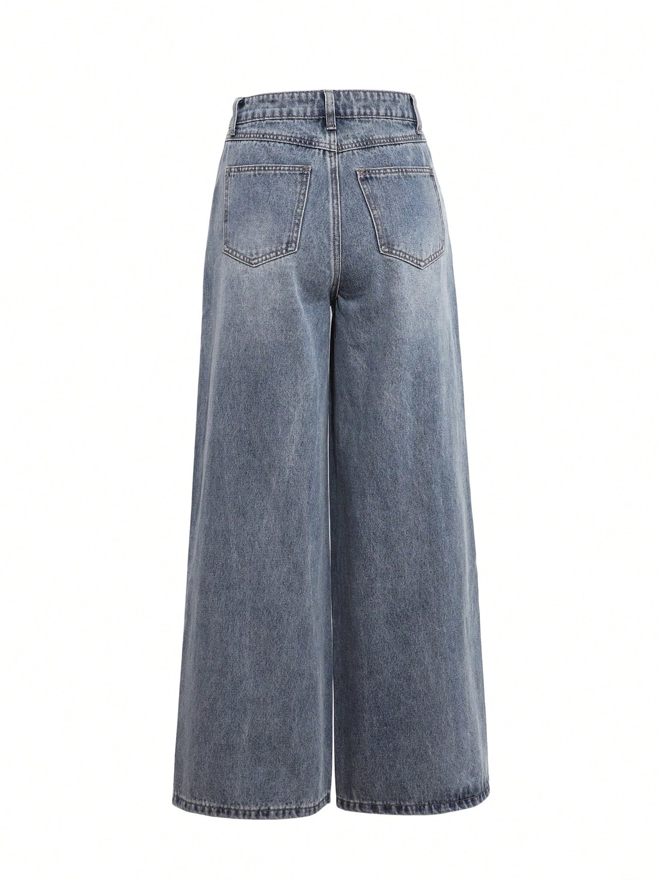 ★ODOR★ Dollar wide denim pants P0000GDG Wide Leg Denim Jeans Old Money Style|DAZY