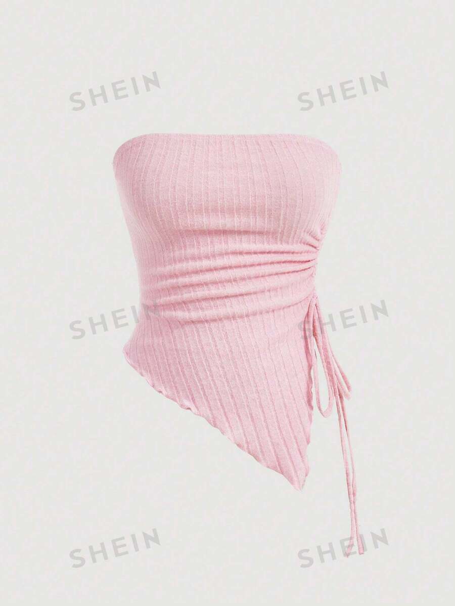 SHEIN MOD Top fără bretele cu șnur de damă