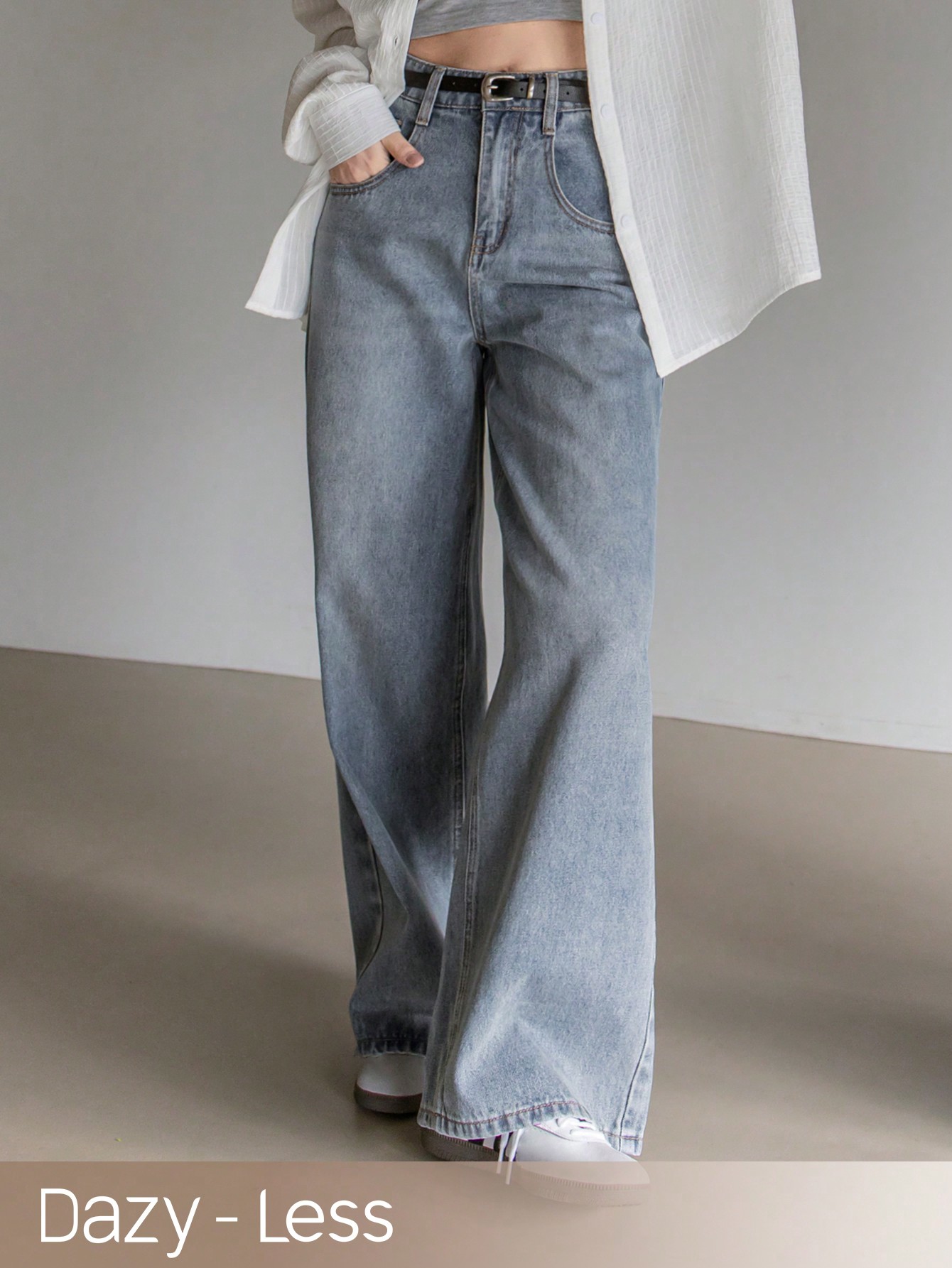 Wide Leg Denim Jeans Old Money Style｜DAZY
