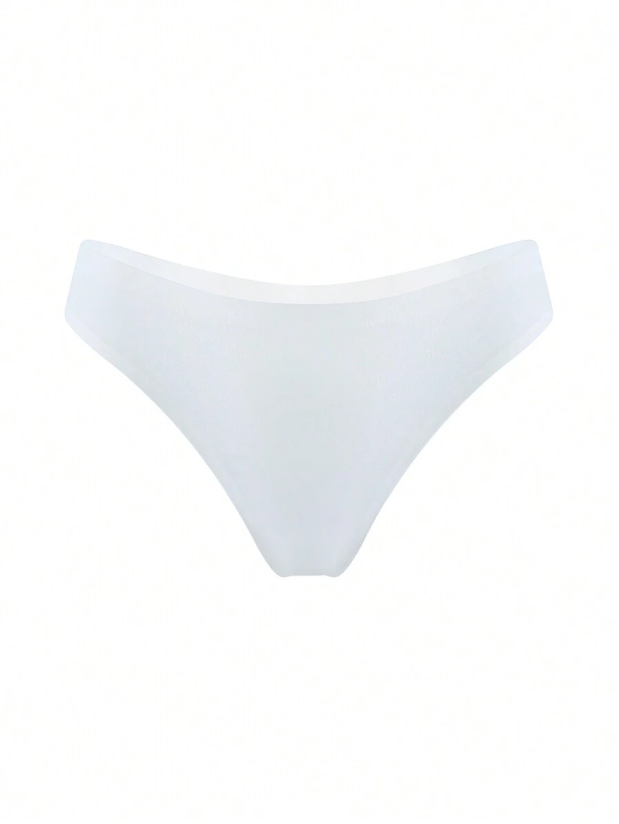Ocili Ocili Leisure Solid High Stretch Seamless Microfiber Sexy Thong Bridallingerie
