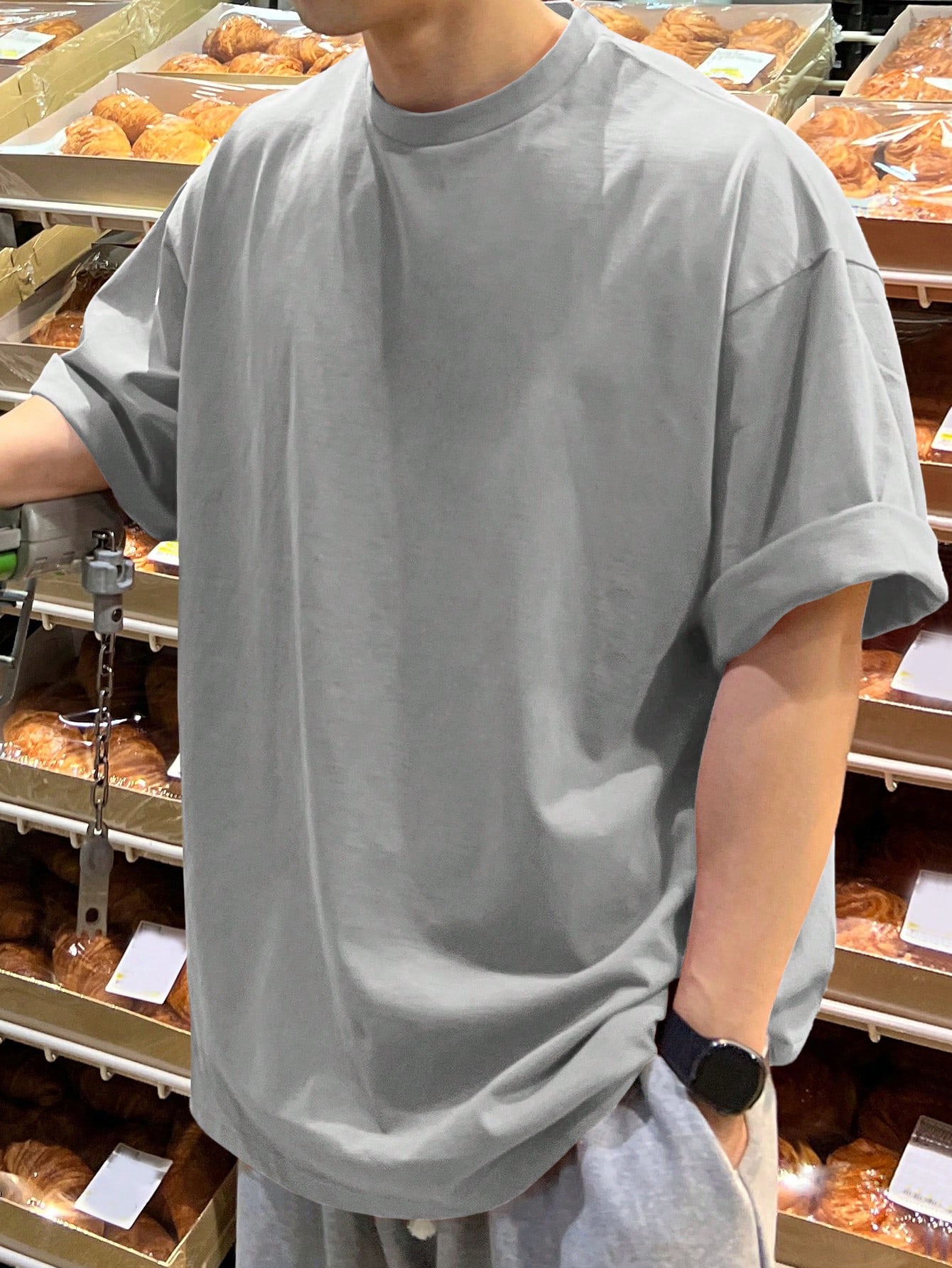 【SATIIIZ】Denny Sky Short Sleeve T-Shirt INBETWEENERS Famiglia Special Edition T-Shirt Sky Blue