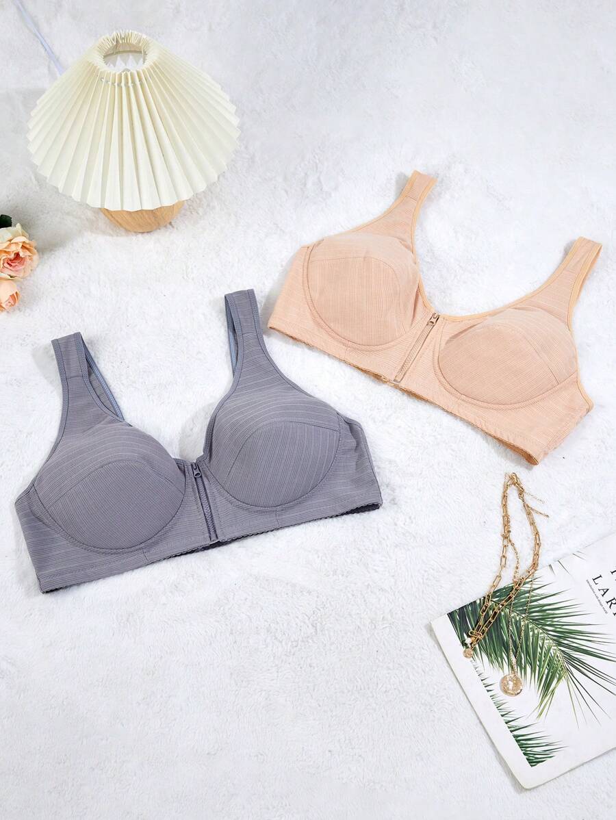 2pcs/Set Maternity Wireless Underwear Bra For Women For Mother
