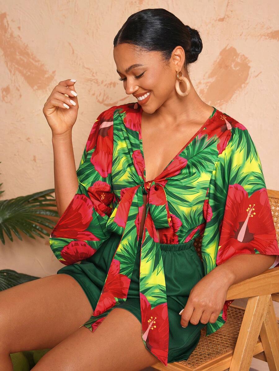 BELANGE HANDMADE Diseñador estilo bohemio boho para mujer mono con cintura elástica suelta retorcida, apto para vacaciones, verano, primavera, playa, festival, Ibiza