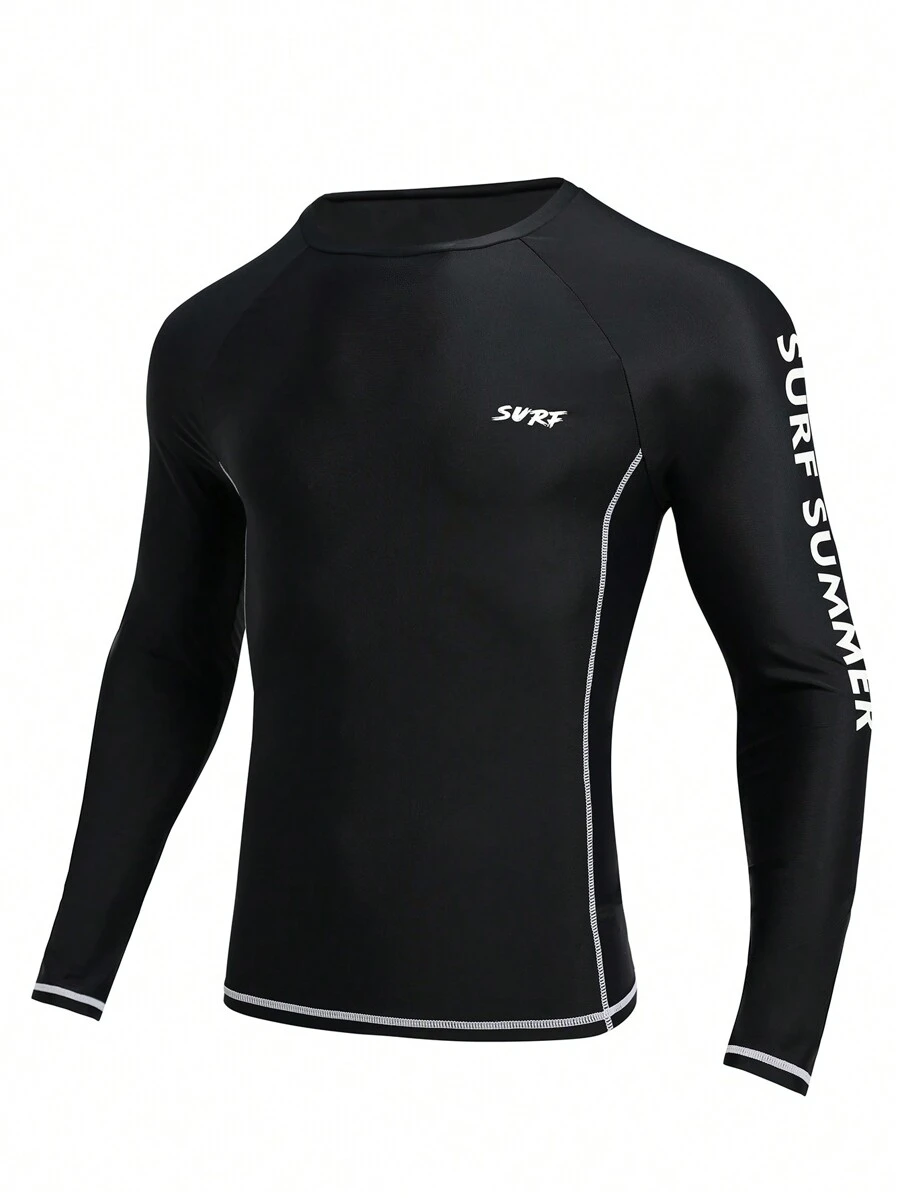 Manfinity Men's Simple Printed Surfing Shirt