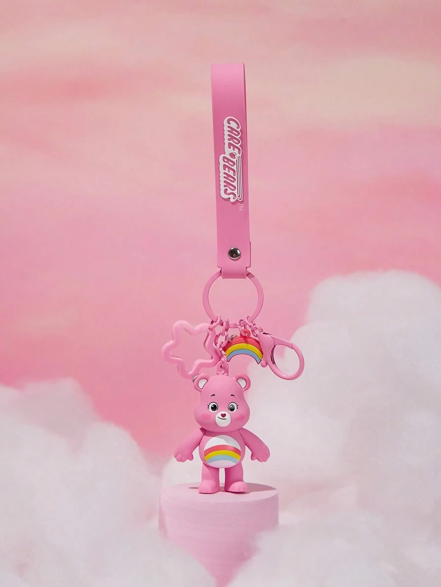 SHEIN X Care Bears Llavero y colgante de bolso con diseño 3D de Cheer Bear como regalo