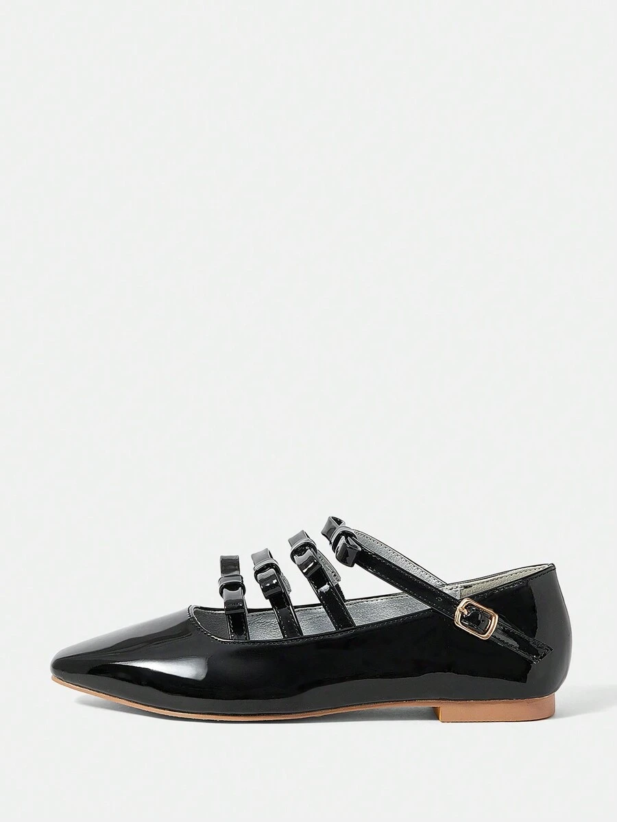 CUCCOO DOLLMOD Scarpe Basse Da Donna Alla Moda Con Punta Appuntita, Dettaglio Con Fibbia, Scarpe Estive Di