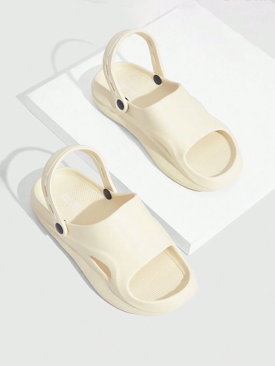 CUCCOO Quty Woman Shoes Fashionable Solid Color Dual-Wear Sandals For Summer Vacation Shoes Summer Halloween