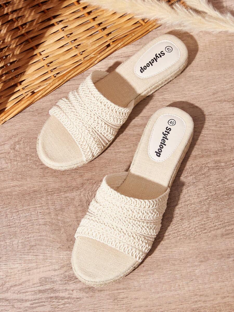 Styleloop Women Wedge Heeled Thick-Soled Sandals Suitable For Daily Wear Boho Feels