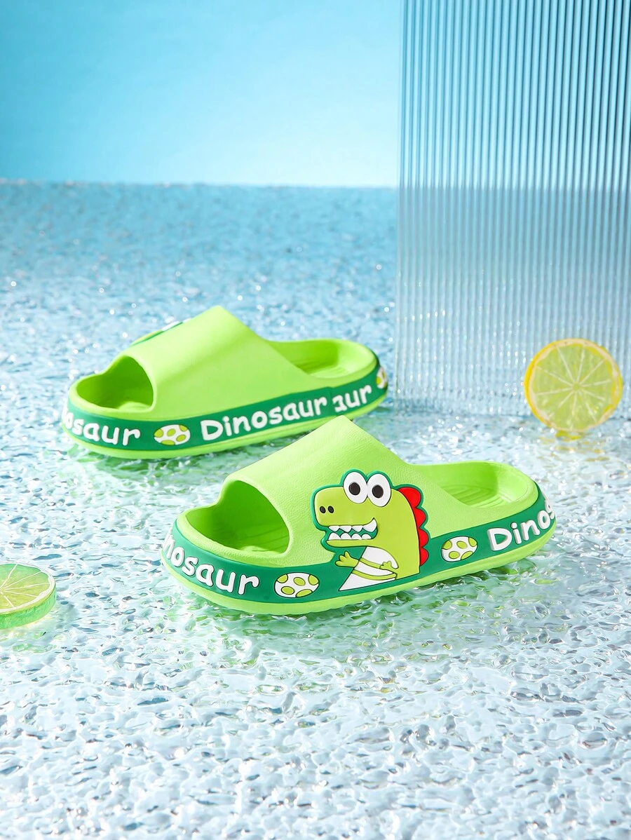 Sandalias casuales de moda para niños con dibujos animados para uso en interiores / exteriores en verano.