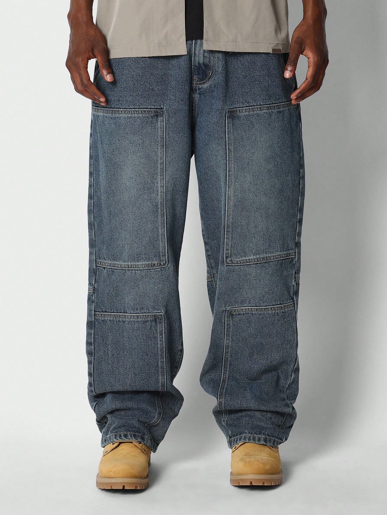 [TWN]★25SS★韓国人気★FOUNT CARPENTER DENIM PANTS Carpenter Pants - Atlantic – Diet Starts Monday