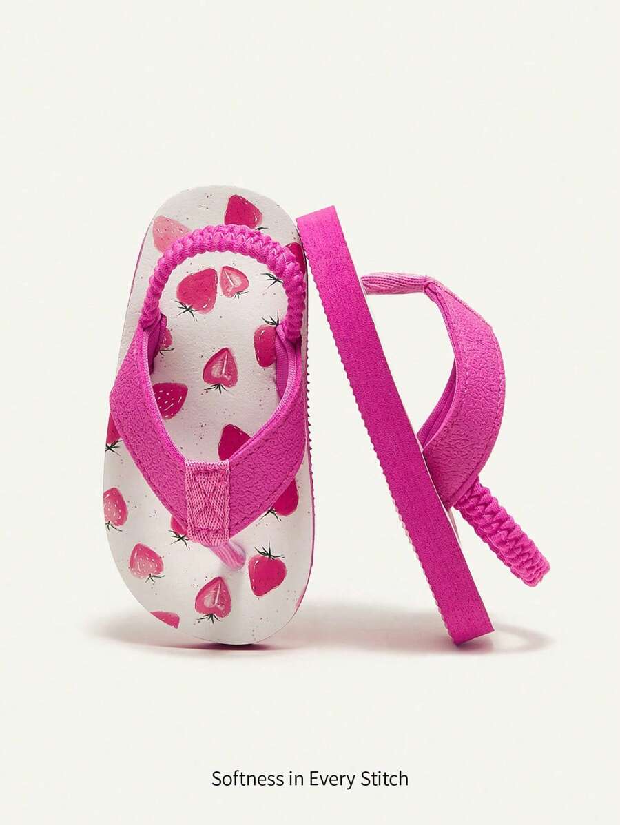 Cozy Pixies Sandalias De Dedo Antideslizantes De Verano Para Bebé Con Dibujos Animados, Moda Animal Para Actividades Al Aire Libre De Niñas Pequeñas