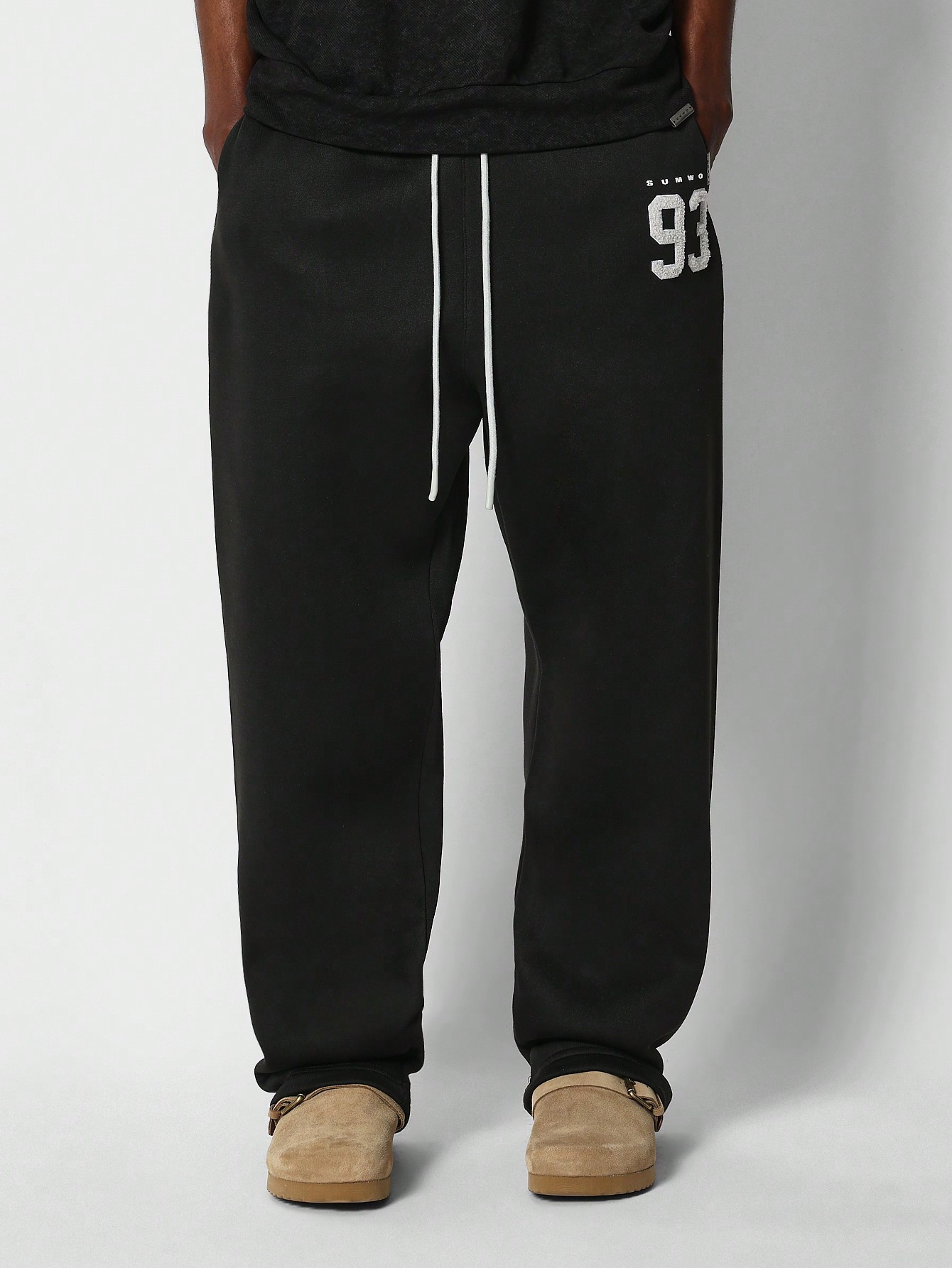 Heavy Sweatpants With 93 Graphic And Drawstring｜Sumwon