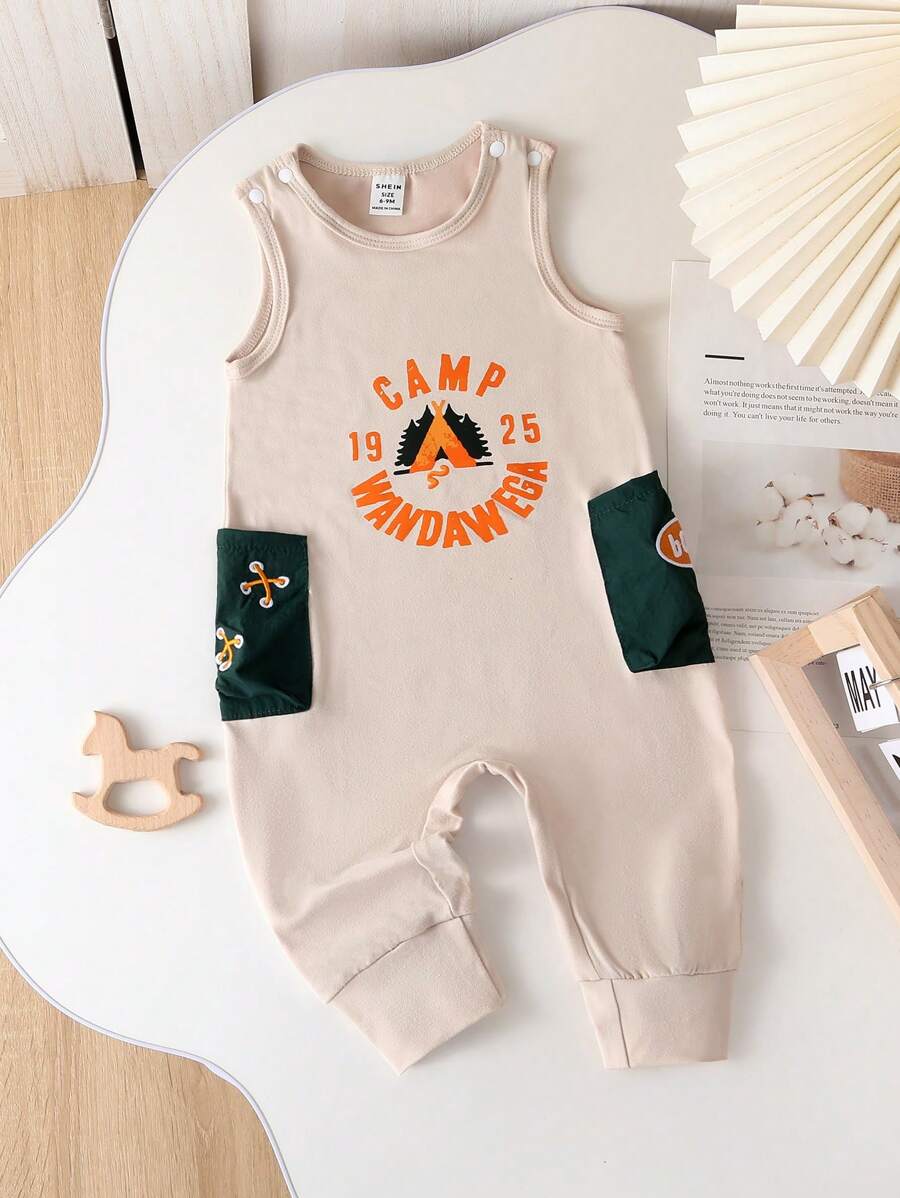 Moderner und bequemer gestrickter digitaler Strickweste und Jumpsuit für Jungen