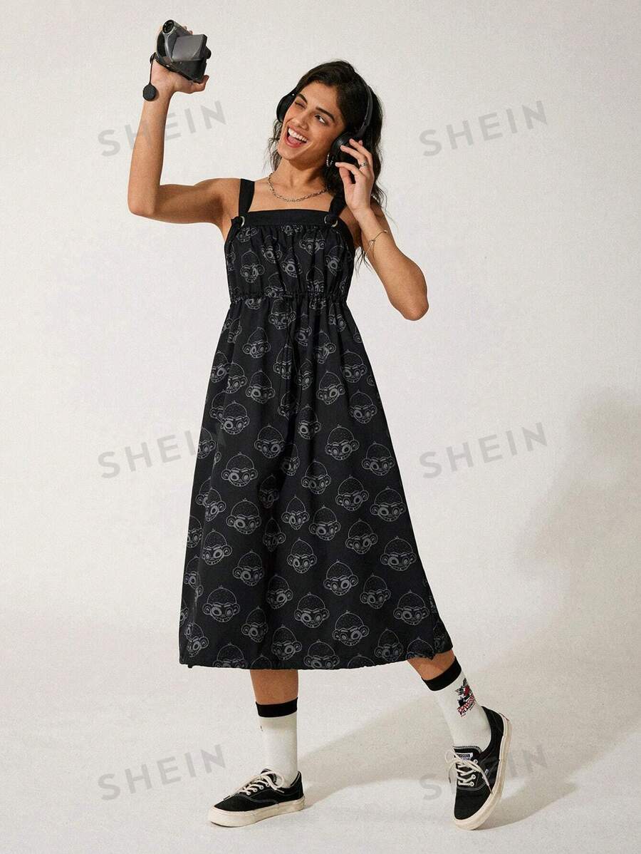 GAWX Vestido informal de verano con estampado para mujer estilo artista, vestido estilo playa, para fiesta, vacaciones, atuendo de cumpleaños, festival, apto para Ibiza