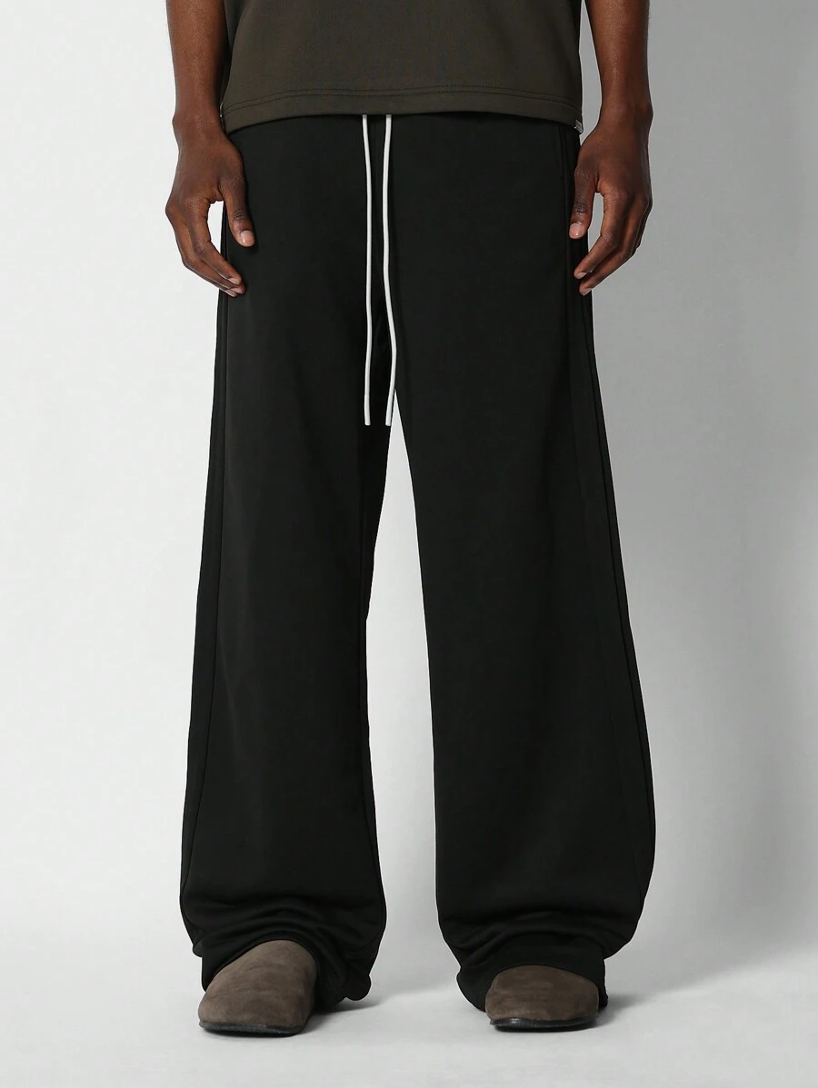 SUMWON Pantaloni sportivi con vita in vita, gamba ampia, vestibilità rilassata, per l'inverno, con tasche laterali, vita elastica, casual e comodi
