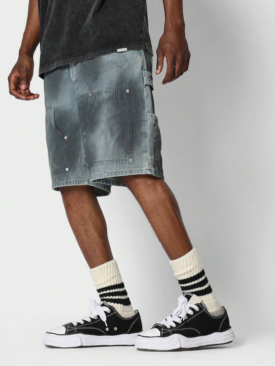 SUMWON Carpenter Denim Cargo Short