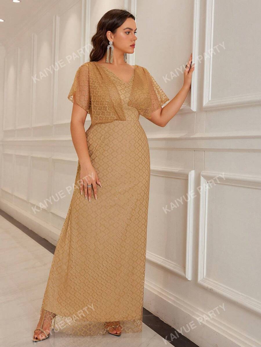 Robe de soirée grande taille (style lourd)