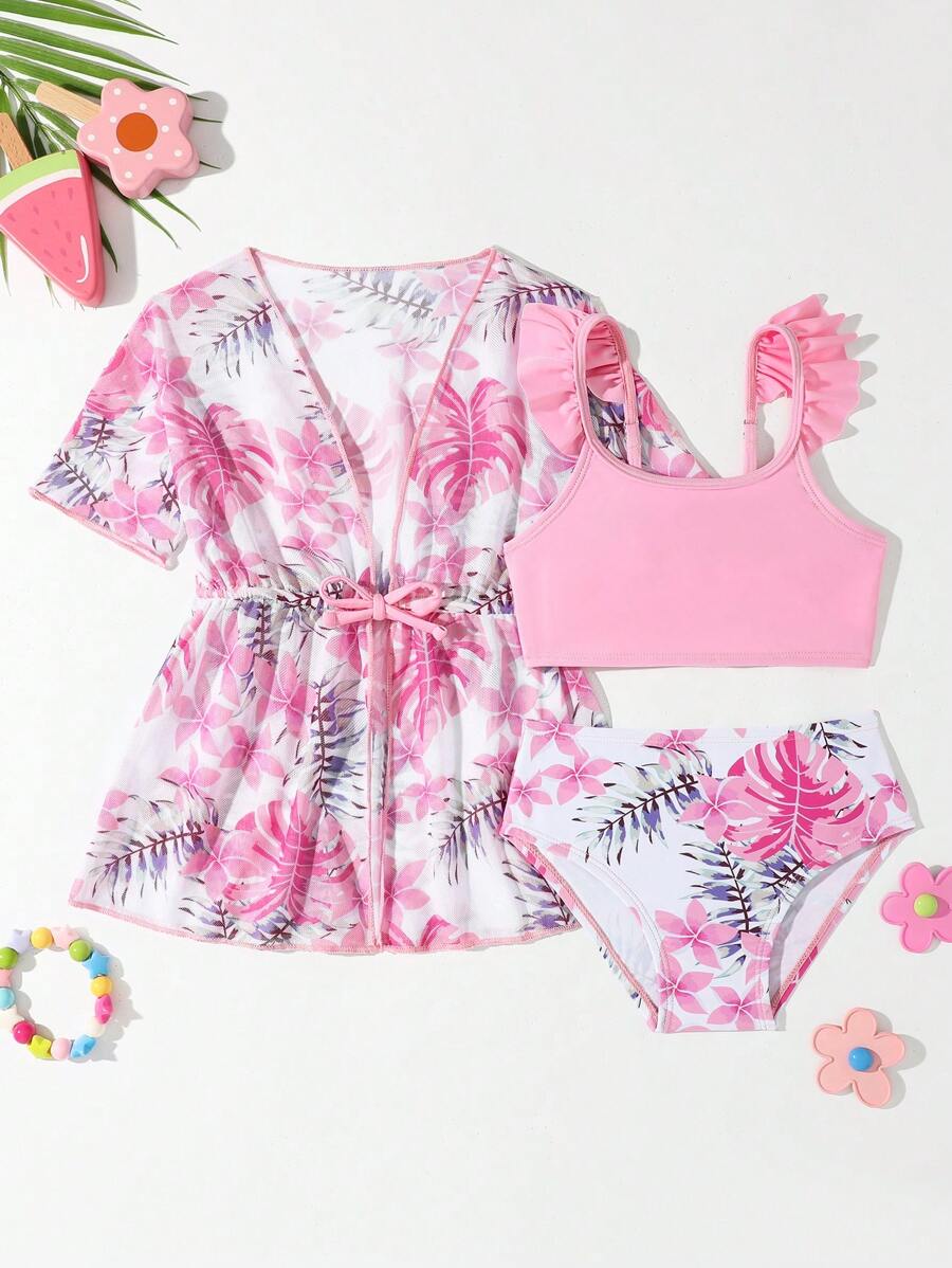 Maillot de bain simple à style aléatoire pour fille bébé pour usage quotidien