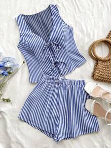 Azul y blanco