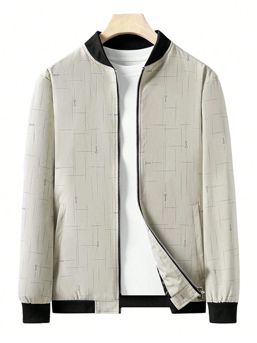 Manfinity Hypemode Hombre 1 pieza Chaqueta bomber con cremallera