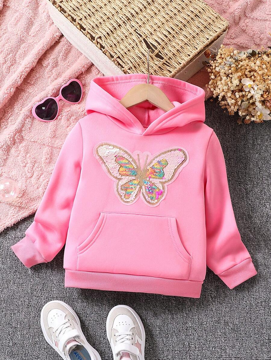 SHEIN Sudaderas para niñas jóvenes de color rosa con estampados gráficos lindos y coloridos con motivos como gatos, murciélagos, arañas, calabazas, moños, aptas para invierno, verano, otoño, primavera, uso casual, exterior, interior, fiesta, clásico, de moda, versátil, princesa, deportivo