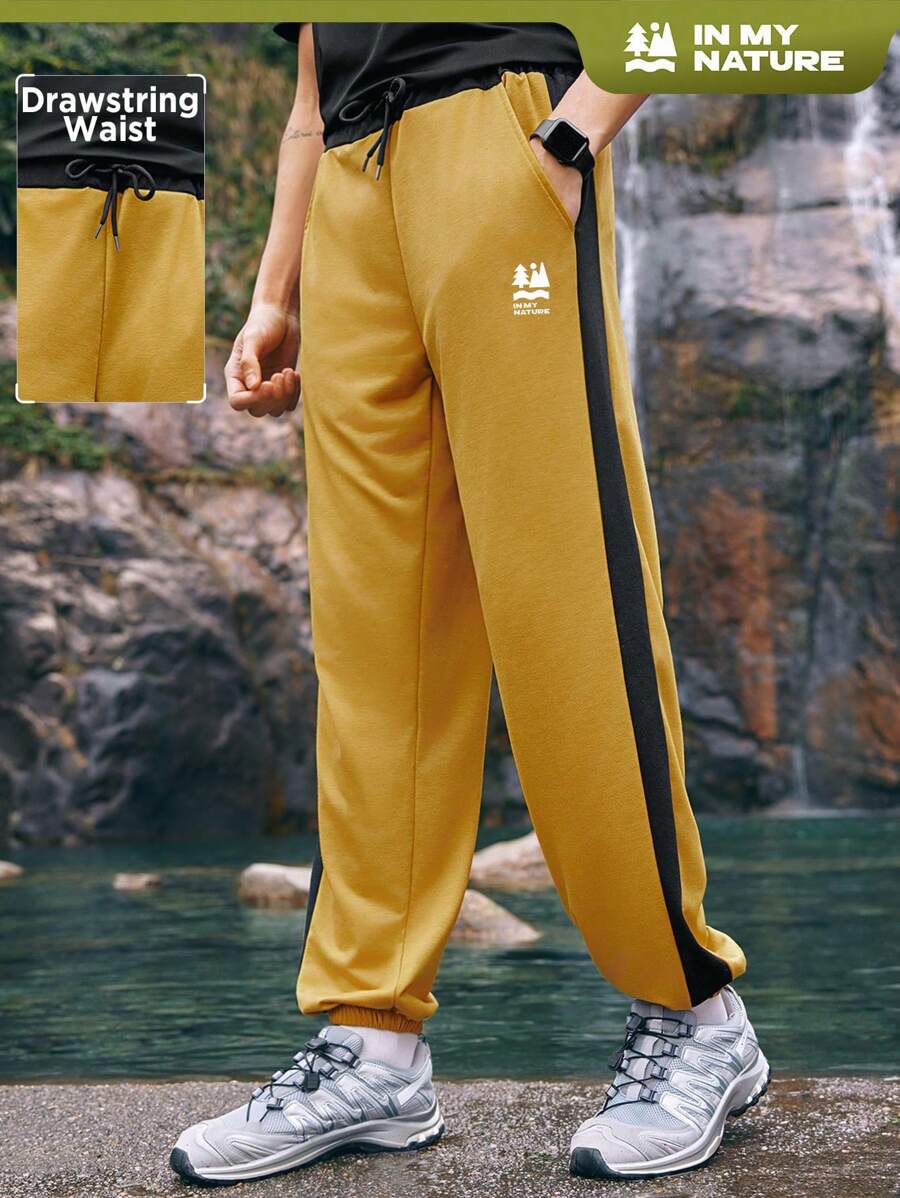 In My Nature In My Nature Herren Farbblock Lässig Outdoor Sport Hose & Jogginghose