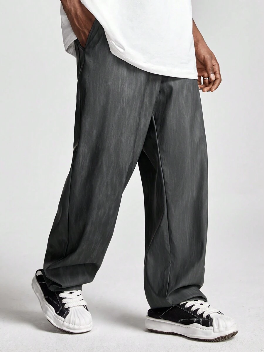 Manfinity VCAY Pantaloni casual comodi con gamba dritta e tasche, stile urban